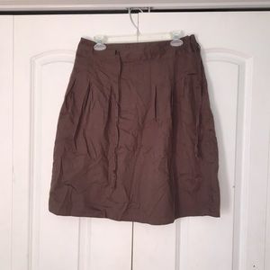 Brown Miniskirt by attention•size 10